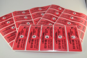 Наклейка-пломба "АНТИМАГНИТ", Тип-ПС, 22х66